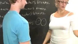Sexy milf Hot Wife Tracy is a hot teacher and gives a tug