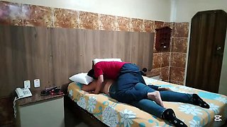 Busty Colombian Stepmom Moans As I Undress Her In Bed