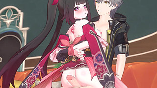 Honkai Star Rail - Sparkle X Caelus Passionate Sex - 3D Hentai Animation