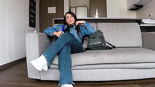 This CURVY LATINA took my cock DEEP