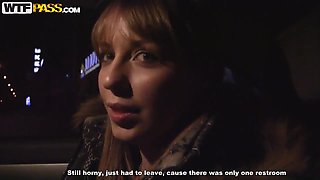 Maya is being fucked in a toilet room