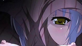 Sexy hentai school girl trying her first anal