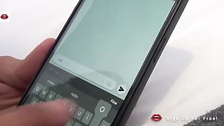 Hot Italian MILF Cheats With Stranger - Blonde Big Tits Blowjob