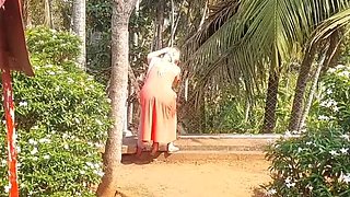 Mature Blonde Wife Gets Horny and Sucks Cock After Outdoor Walk