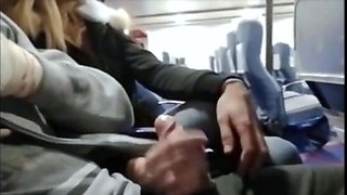 Public Handjob with Amateur Babe