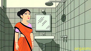 Beautiful Woman on Bathroom - MILF
