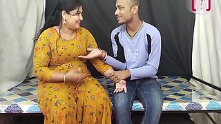 Aunty With Her Boyfriend - 1st Night Out