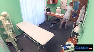 Czech porno - nurses warm moist cunt solves patients rod problem