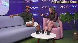 SoldierHugeCock Pounds Podcast Assistants Tight Pink Pussy Live