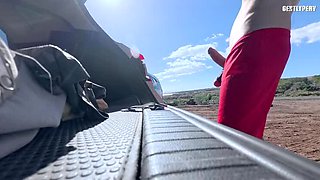 Cuckold Husband Gives Me His Wife in Public Parking Lot