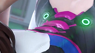 The Rise of a New Popstar - D.va 3D Overwatch Porn Animation