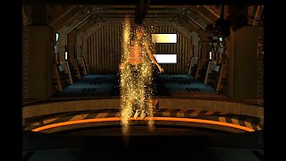 3D Animation. Alien Abduction 2