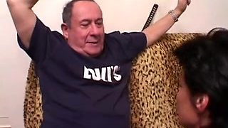 French slut gangbanged by many men who fuck her holes