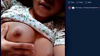 Teen Latina Teases Lesbian Webcam