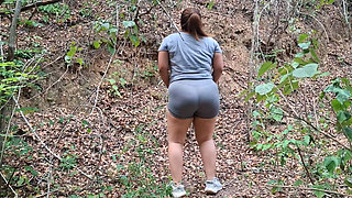 BBW Latina's Twerk in the Woods