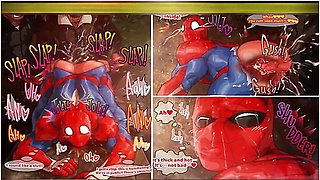 Spideman X Venom Cartoon Comic Animation