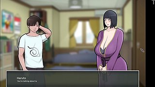 Stepmother Hinata Stroking me off - Konoha Cougars part 25