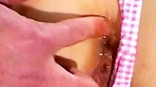Blonde teen pissed off and full of cum by step dad