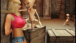 3D Hobbit Monster Sex Dream!