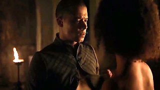 Got Oona Chapln Sex Scene No Music With Emilia Clarke And Rose Leslie