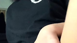 Amateur Big Boobs jerks Big Dick