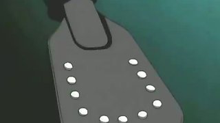 Mistress roughly kicks hentai slave