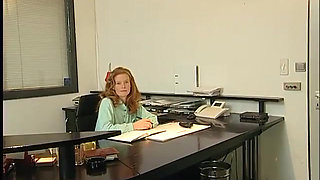Interview with redhead secretary