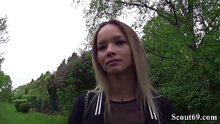 German scout - skinny tattoo teen monika seduce to fuck hard