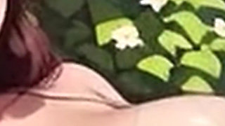 Waifu Garden Lady POV Full Vid - Panties Aside Penetration & Bench Close-up Fucking
