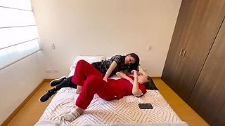 Lesbian doctor uses wet pussy to lower patient's fever