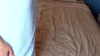 Nice Model Make Hot Show After Shower