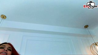 Meet and Blow - german guy pick up redhead slut