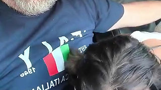 Desire intense in the Car