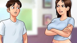 Summertime Saga Ep. 39 - Stepmom & Stepson Get Naughty in the House