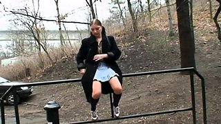 Petite teen bangs old man