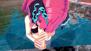 Nino Nakano Takes it by the pool side- Quintessential