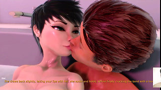 My Tomboy Bestfriend Surprised Me in the Bath and Then We Fucked!