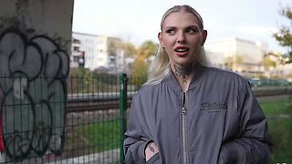 GERMAN SCOUT - Blonde Fitness Model Teen Lexi Star