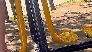 Wife Shows off in Public at the Park!