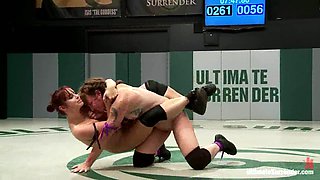 Sahara Rain sucks a strap-on and gets toyed after a catfight