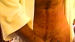Muscular Stud Strokes His Thick Cock Slowly