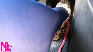 Driving Fast in Flowered Ballet Flats