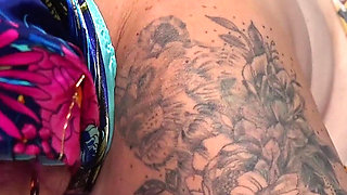 Extreme Fat Tattooed Granny Ass Fucked in Driving Bus