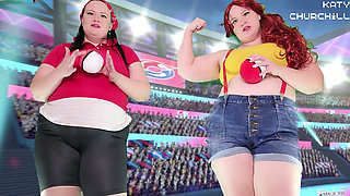 Misty and May Facesitting and Farting Battle Punishment