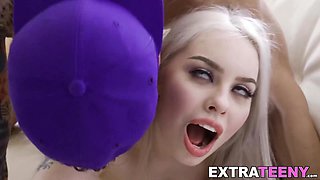 Pallid ash-blonde stunner Haley Spades rear end plumbed by her coach