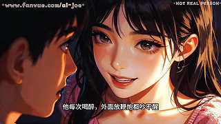 It turned out to be such a beautiful woman. She did this secretly to me... Generated by artificial intelligence.