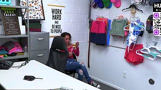 Busty ebony teen nymph gets rough ass fucking punishment in
