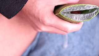 jerking off with aloe