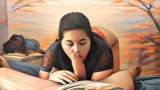 Unfaithfull Wife Sucking Friend Cock