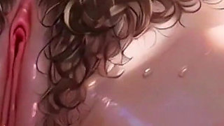 Hairy Wet Pussy Close up - Soaking and Pulsing